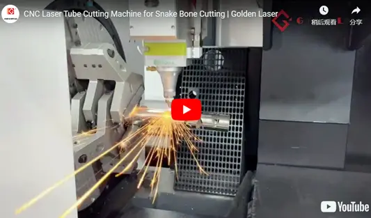 Máquina de corte láser de tubo CNC para corte de tubos de serpiente